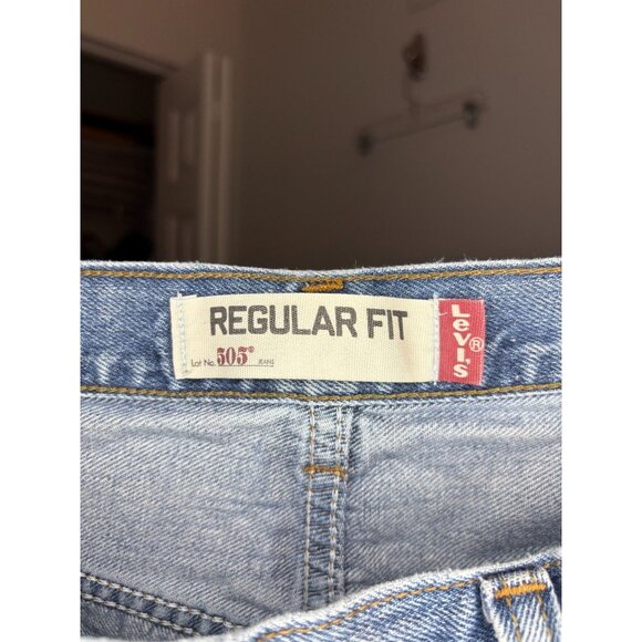 LEVI'S 505 Regular Fit 34x30 Mens Denim 5-Pocket Stretch - Picture 8 of 8